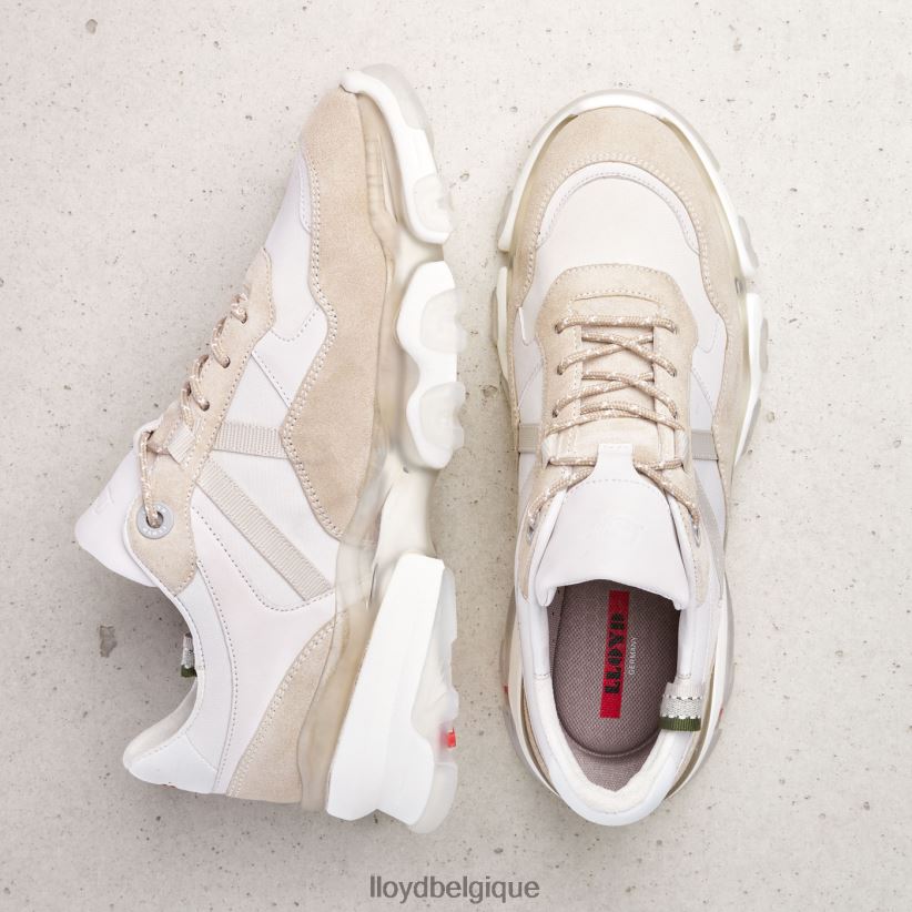 LLOYD baskets en daim femmes blanc 4Z6Z66816 chaussures