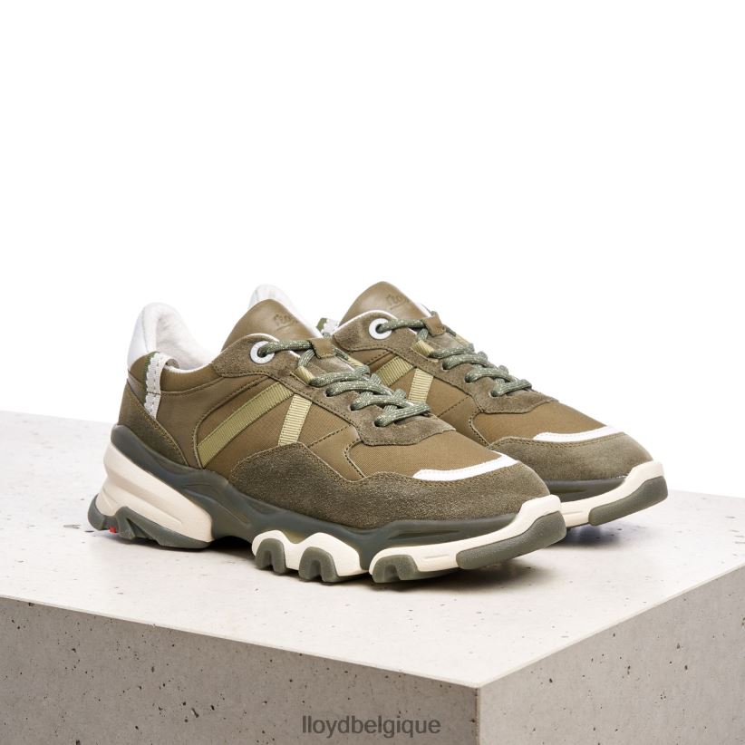 LLOYD baskets en daim femmes vert 4Z6Z66802 chaussures