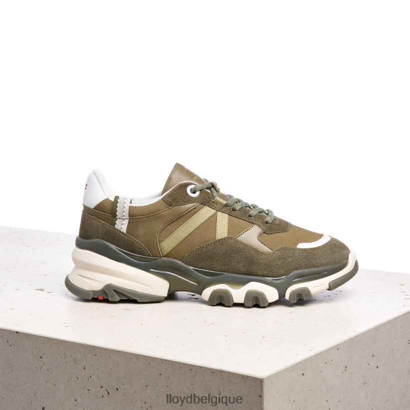 LLOYD baskets en daim femmes vert 4Z6Z66802 chaussures