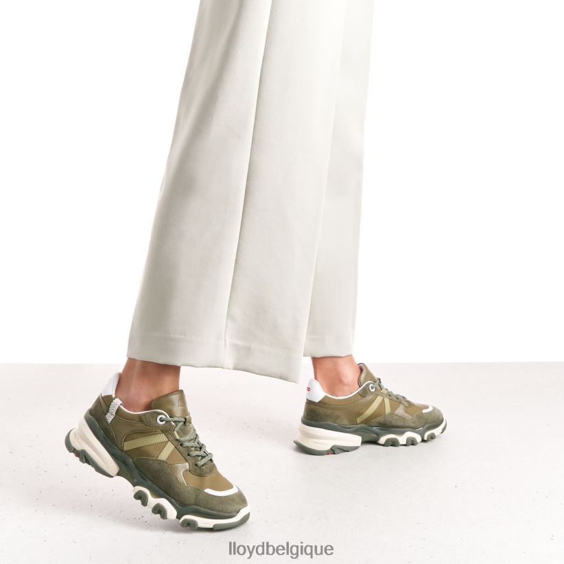 LLOYD baskets en daim femmes vert 4Z6Z66802 chaussures