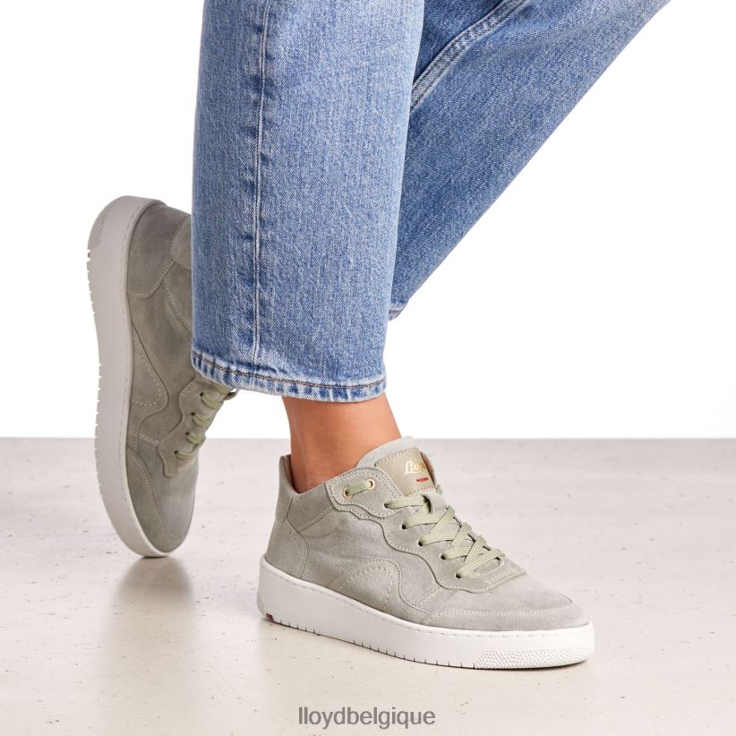 LLOYD baskets en daim femmes vert 4Z6Z66841 chaussures