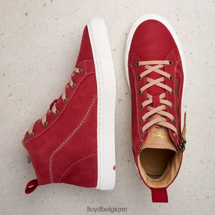 LLOYD baskets montantes femmes rouge 4Z6Z66860 chaussures