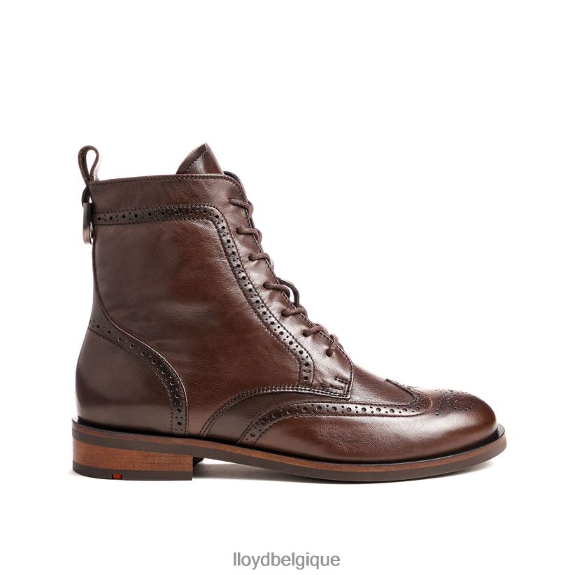 LLOYD bottine en cuir lisse à la mode femmes brun 4Z6Z66877 chaussures