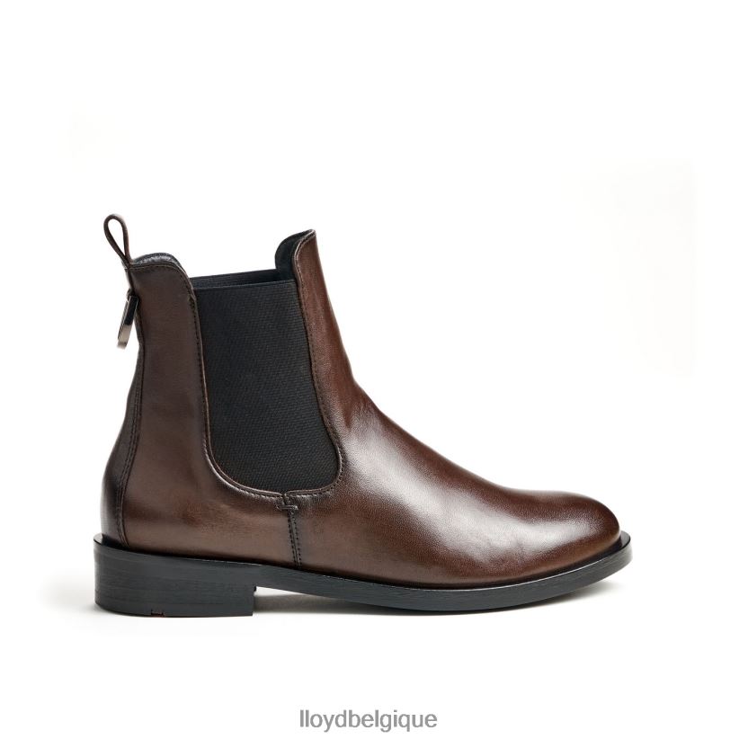 LLOYD bottine en cuir lisse à la mode femmes brun 4Z6Z66897 chaussures