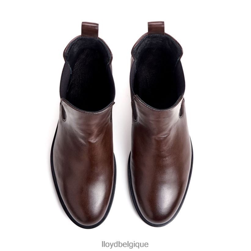 LLOYD bottine en cuir lisse à la mode femmes brun 4Z6Z66897 chaussures