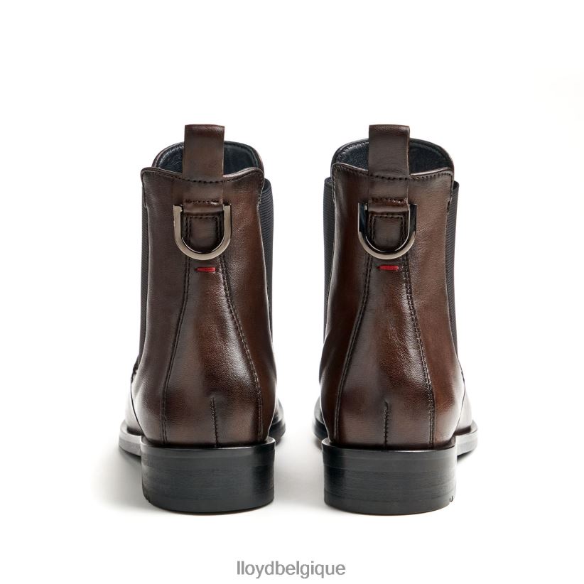 LLOYD bottine en cuir lisse à la mode femmes brun 4Z6Z66897 chaussures