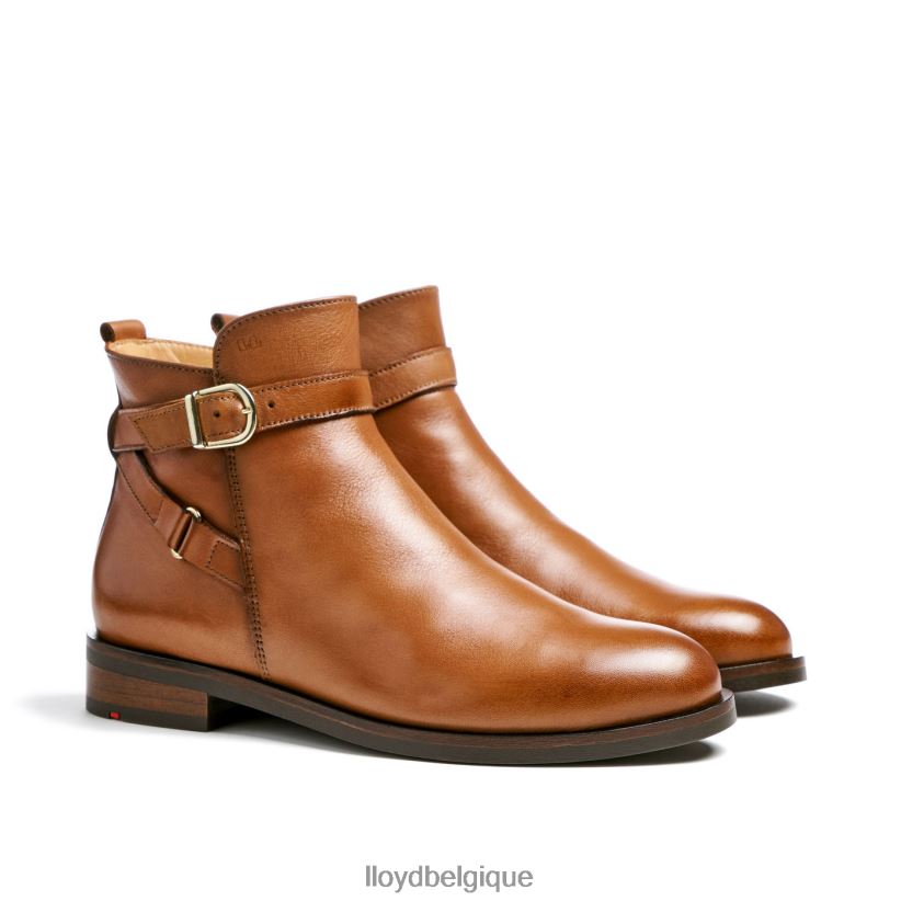 LLOYD bottine en cuir lisse à la mode femmes brun 4Z6Z66900 chaussures