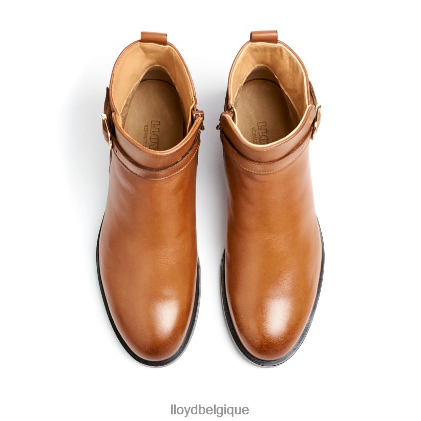 LLOYD bottine en cuir lisse à la mode femmes brun 4Z6Z66900 chaussures