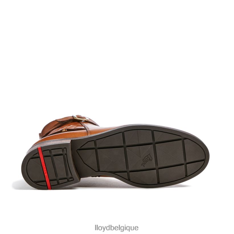 LLOYD bottine en cuir lisse à la mode femmes brun 4Z6Z66900 chaussures