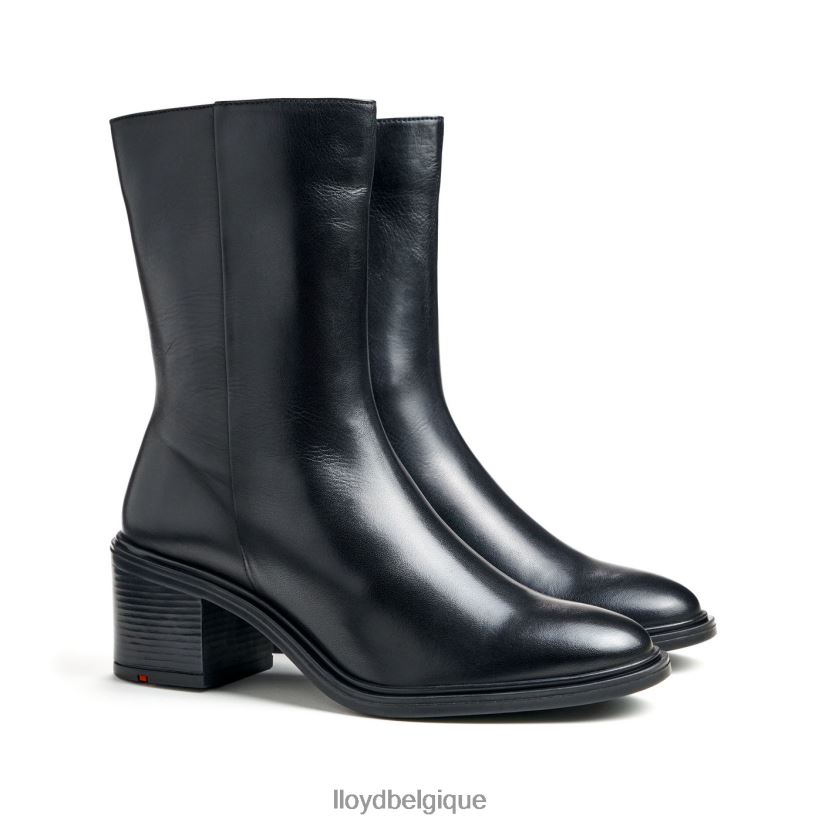 LLOYD bottine en cuir lisse à la mode femmes noir 4Z6Z66885 chaussures