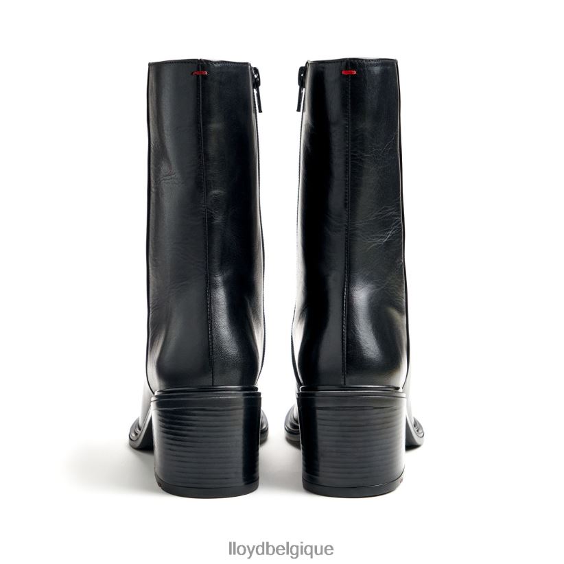 LLOYD bottine en cuir lisse à la mode femmes noir 4Z6Z66885 chaussures