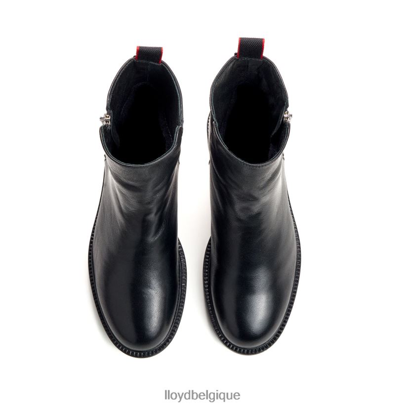 LLOYD bottine en cuir lisse à la mode femmes noir 4Z6Z66918 chaussures