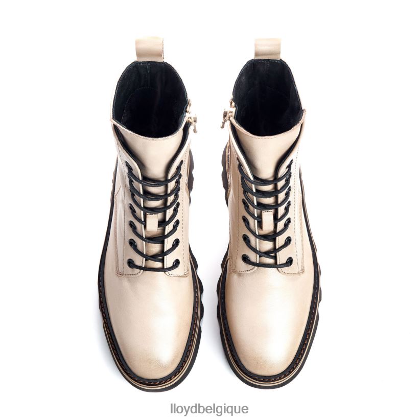 LLOYD bottine en cuir lisse à semelle légère femmes beige 4Z6Z66916 chaussures