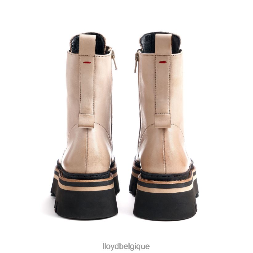 LLOYD bottine en cuir lisse à semelle légère femmes beige 4Z6Z66916 chaussures