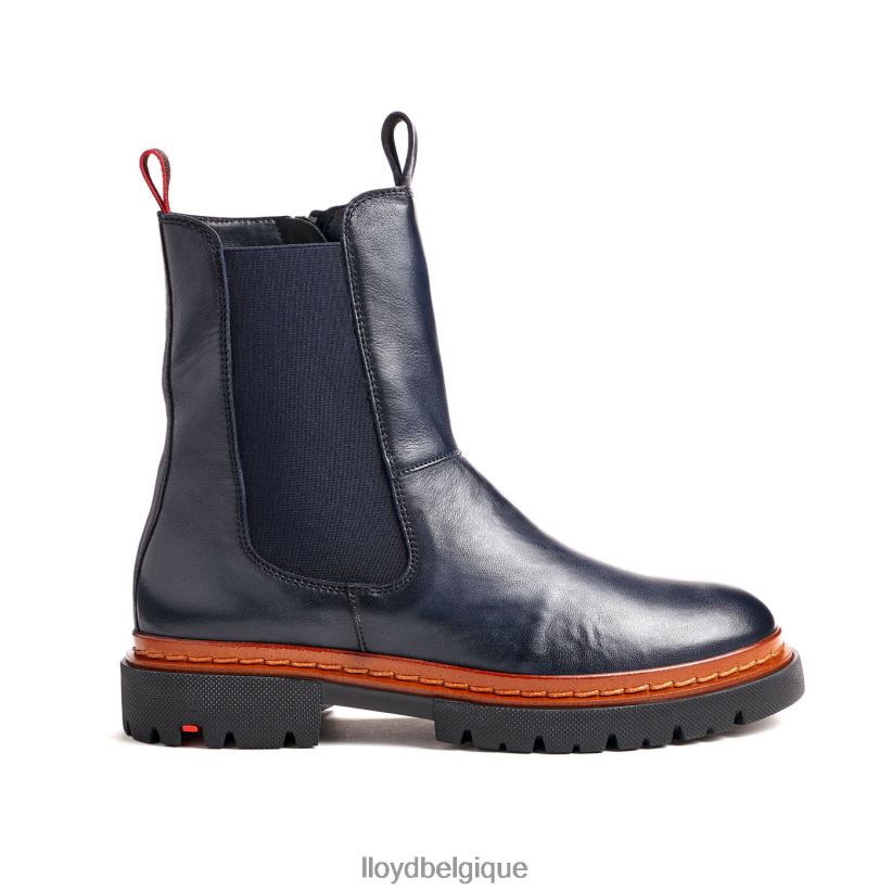 LLOYD bottine en cuir lisse à semelle légère femmes bleu 4Z6Z66912 chaussures