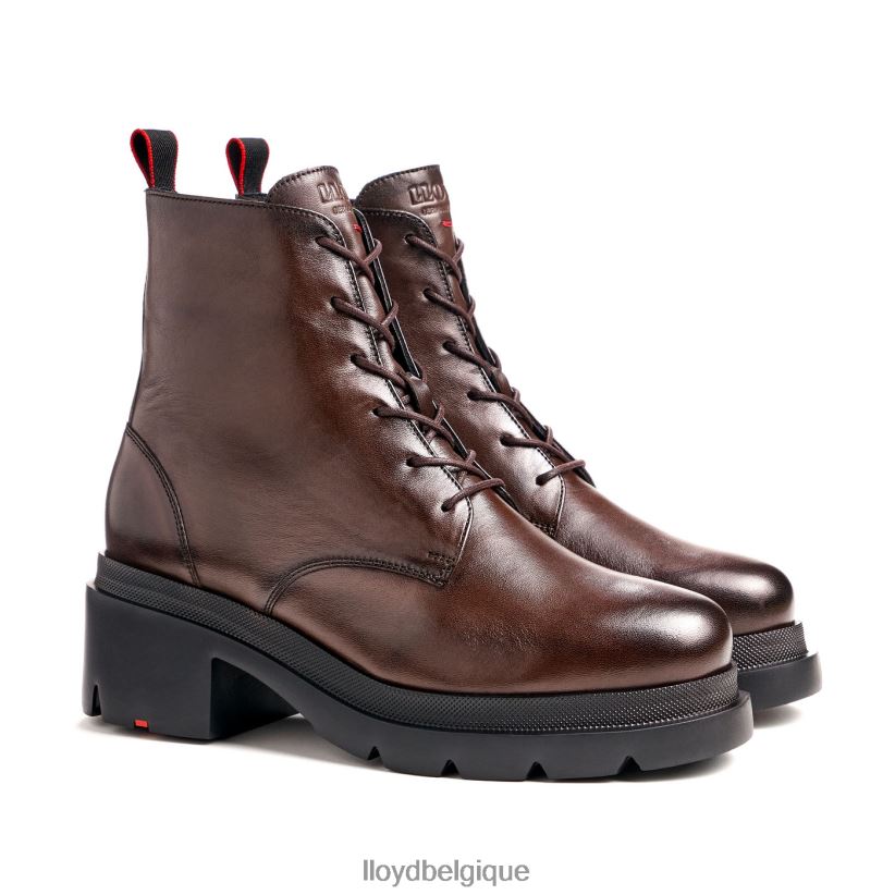 LLOYD bottine en cuir lisse à semelle légère femmes brun 4Z6Z66919 chaussures