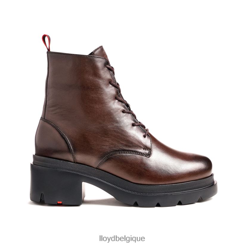 LLOYD bottine en cuir lisse à semelle légère femmes brun 4Z6Z66919 chaussures