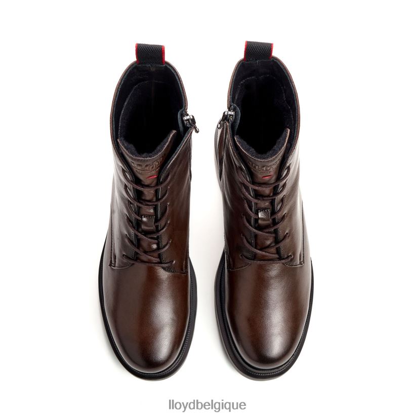 LLOYD bottine en cuir lisse à semelle légère femmes brun 4Z6Z66919 chaussures