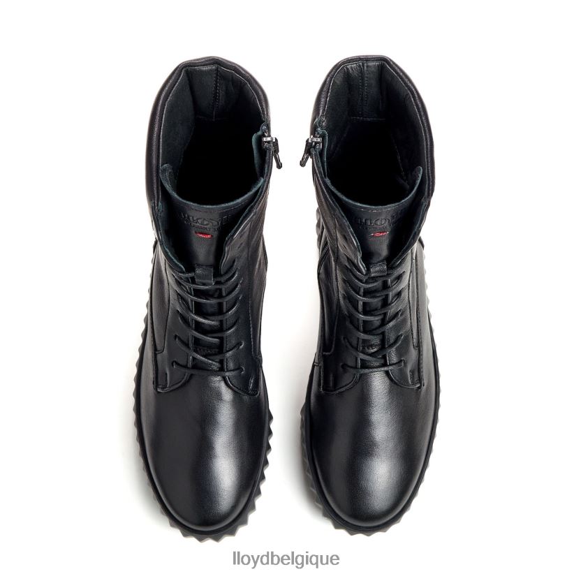 LLOYD bottine en cuir lisse à semelle légère femmes noir 4Z6Z66887 chaussures
