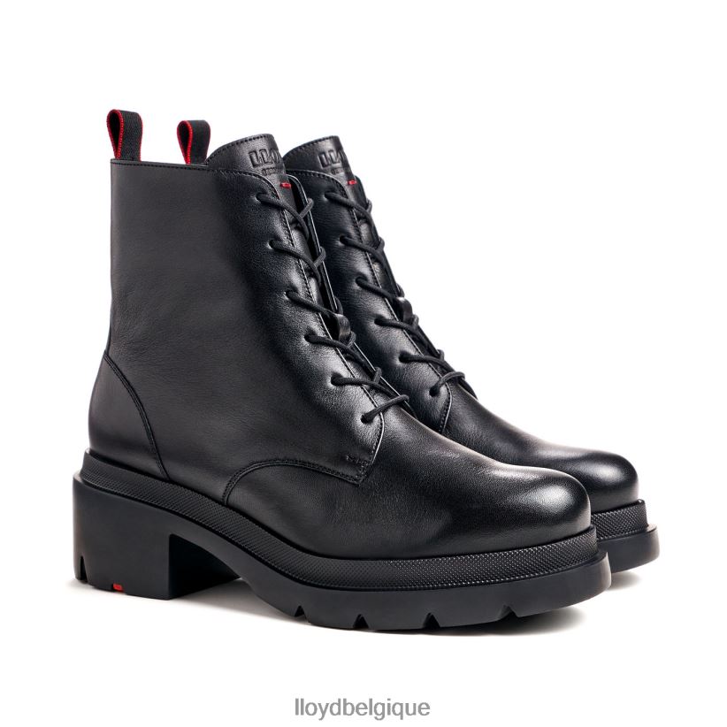 LLOYD bottine en cuir lisse à semelle légère femmes noir 4Z6Z66906 chaussures