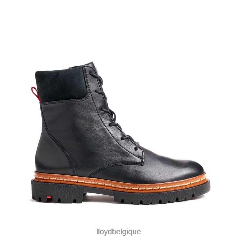 LLOYD bottine en cuir lisse à semelle légère femmes noir 4Z6Z66914 chaussures