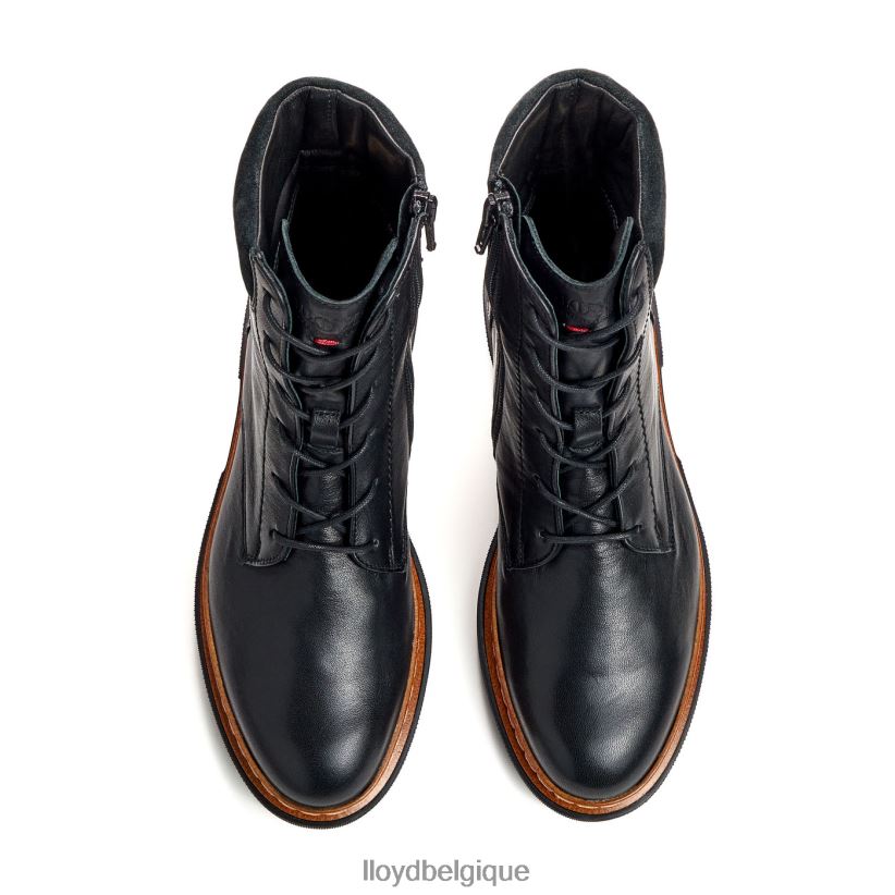 LLOYD bottine en cuir lisse à semelle légère femmes noir 4Z6Z66914 chaussures