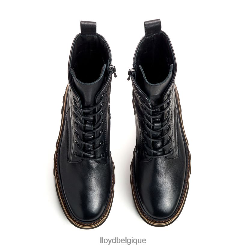 LLOYD bottine en cuir lisse à semelle légère femmes noir 4Z6Z66915 chaussures