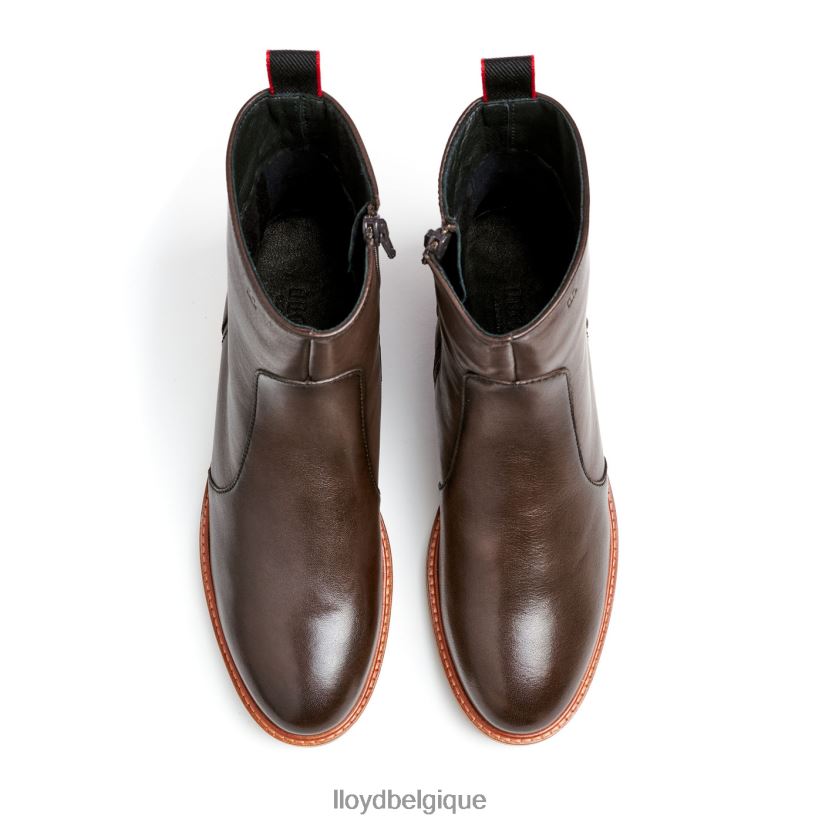 LLOYD bottine sportive en cuir lisse femmes brun 4Z6Z66902 chaussures