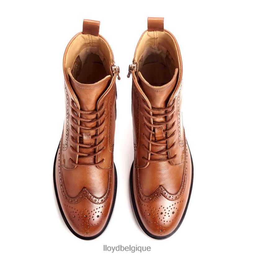LLOYD bottine sportive en cuir lisse femmes brun 4Z6Z66909 chaussures