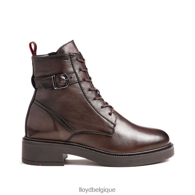 LLOYD bottine sportive en cuir lisse femmes brun 4Z6Z66951 chaussures