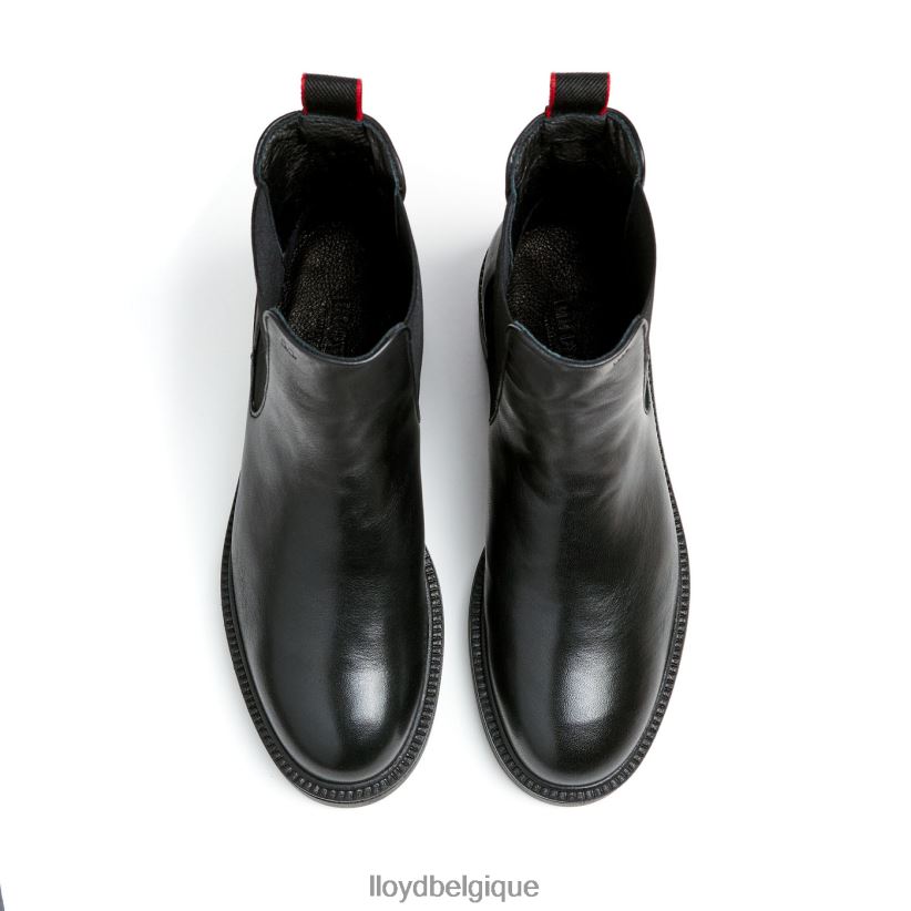 LLOYD bottine sportive en cuir lisse femmes noir 4Z6Z66892 chaussures