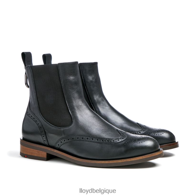 LLOYD bottine sportive en cuir lisse femmes noir 4Z6Z66904 chaussures