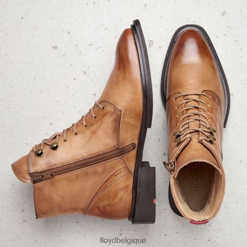 LLOYD bottines en cuir de mouton femmes brun 4Z6Z661002 chaussures