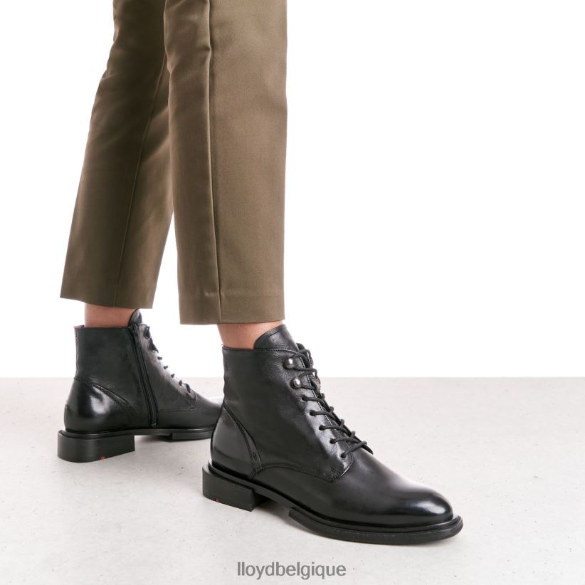 LLOYD bottines en cuir de mouton femmes noir 4Z6Z661001 chaussures