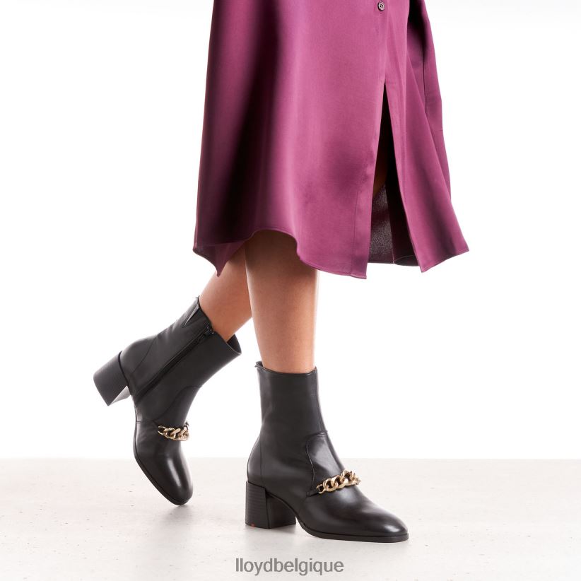 LLOYD bottines en cuir femmes noir 4Z6Z66878 chaussures