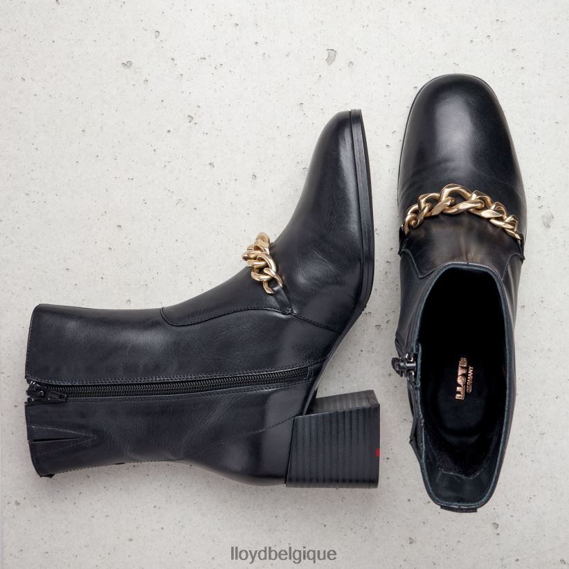 LLOYD bottines en cuir femmes noir 4Z6Z66878 chaussures