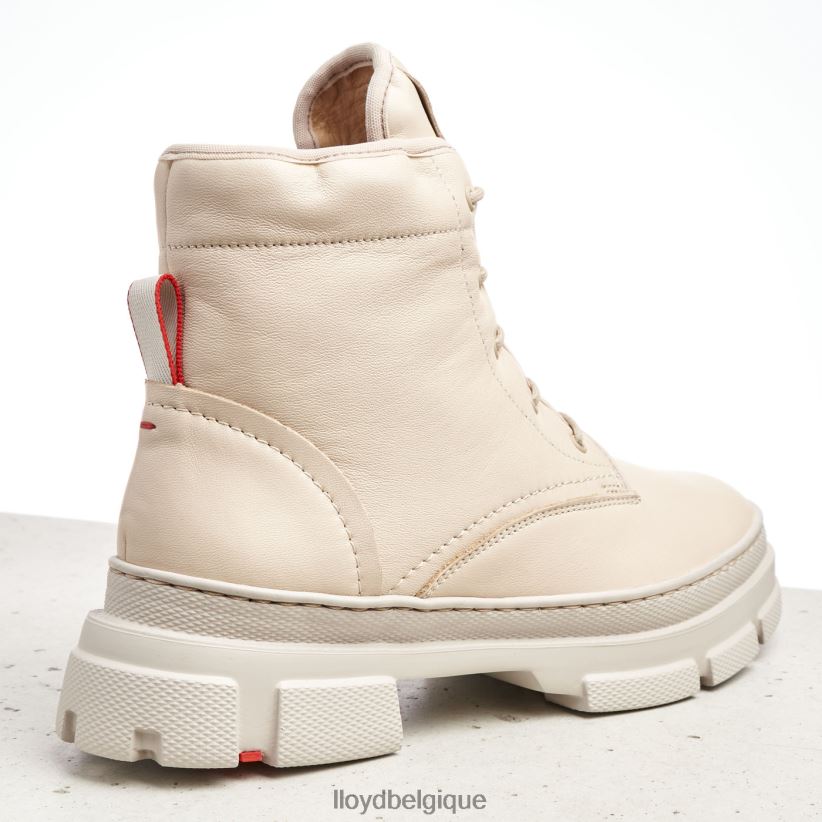 LLOYD bottines en cuir lisse femmes beige 4Z6Z66937 chaussures