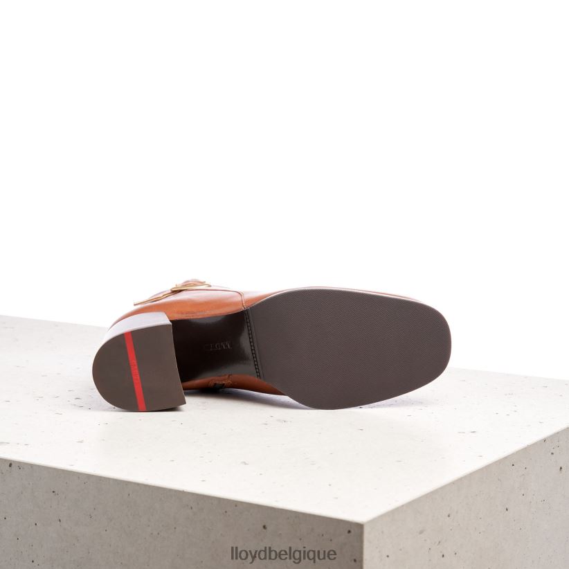 LLOYD bottines en cuir lisse femmes brun 4Z6Z66968 chaussures