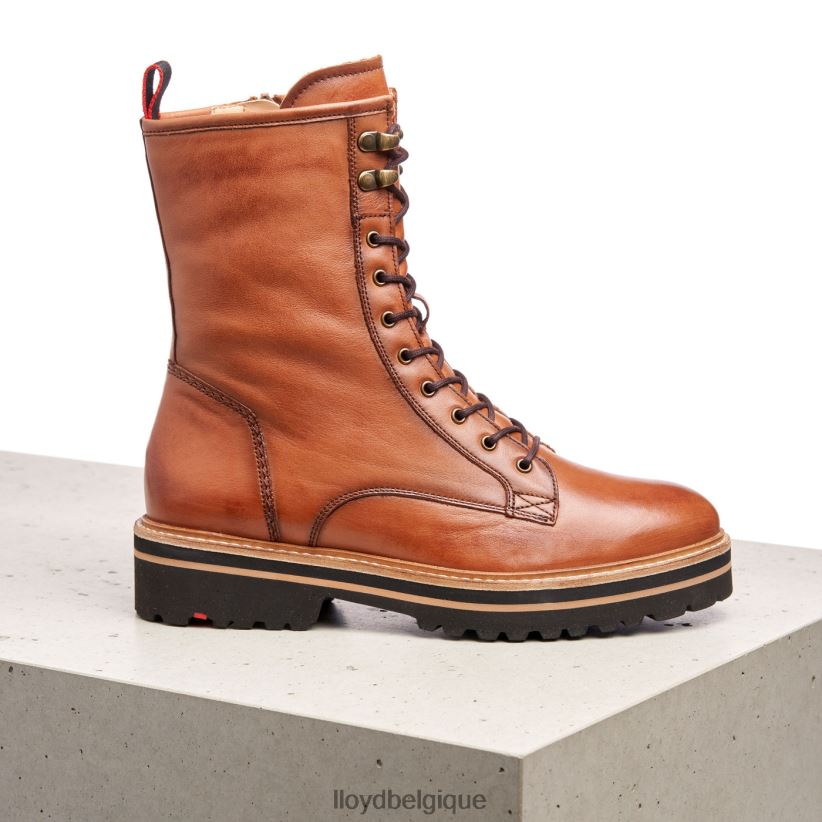 LLOYD bottines en cuir lisse femmes brun 4Z6Z66970 chaussures