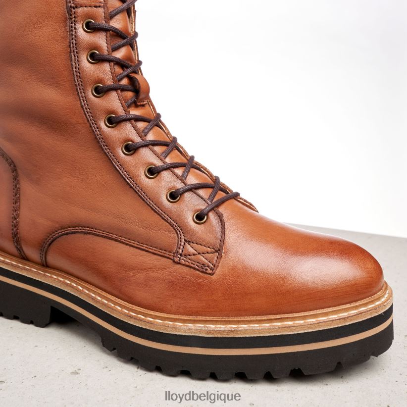 LLOYD bottines en cuir lisse femmes brun 4Z6Z66970 chaussures