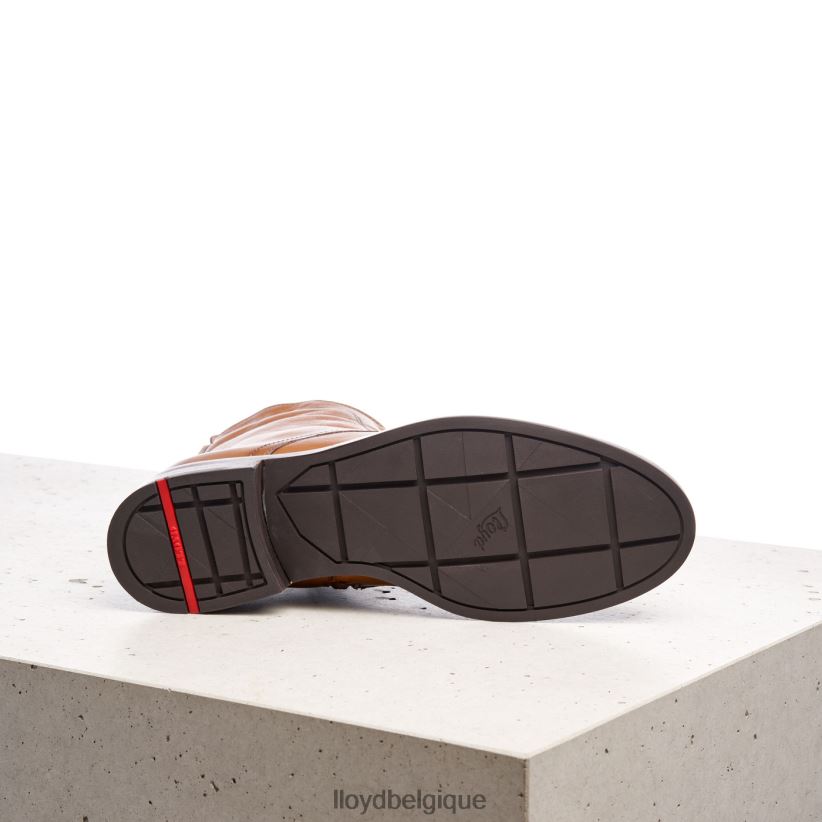 LLOYD bottines en cuir lisse femmes brun 4Z6Z66982 chaussures