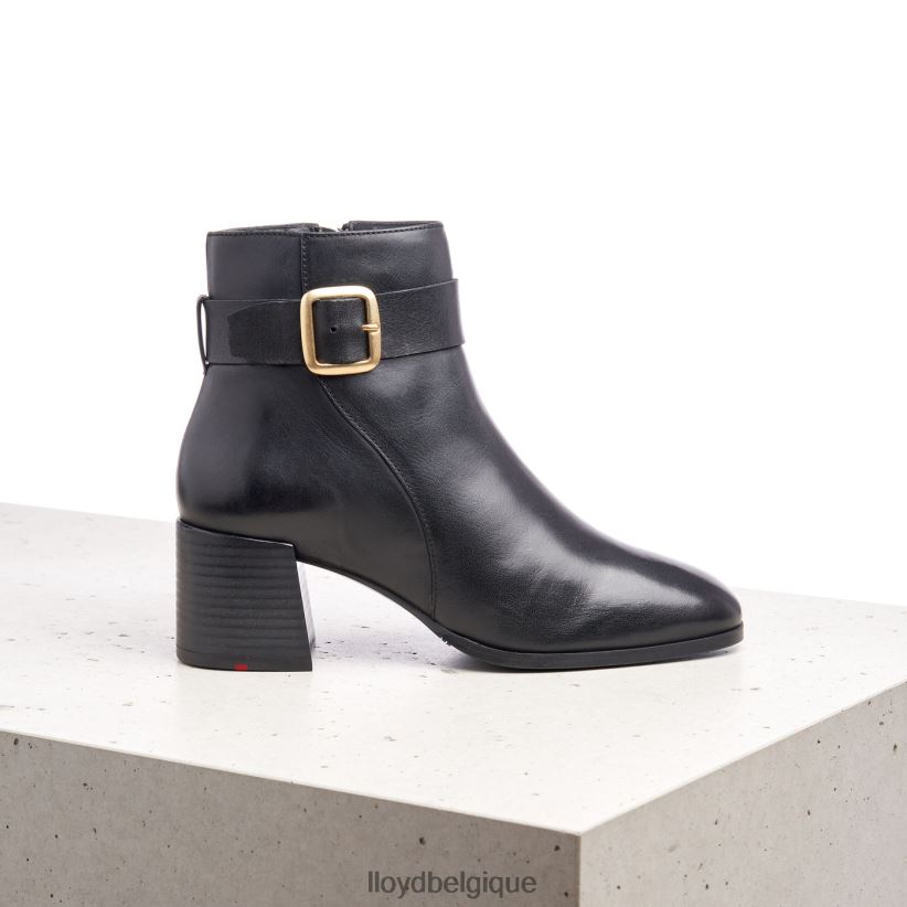 LLOYD bottines en cuir lisse femmes noir 4Z6Z66978 chaussures