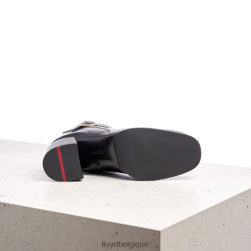 LLOYD bottines en cuir lisse femmes noir 4Z6Z66978 chaussures