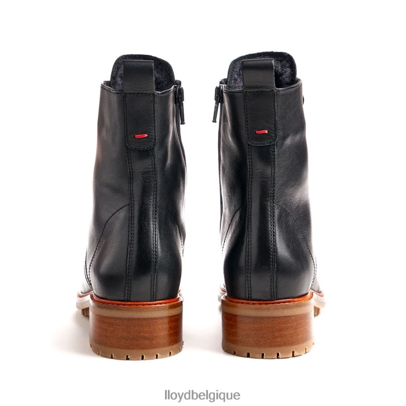 LLOYD bottines en cuir lisse femmes noir 4Z6Z66979 chaussures