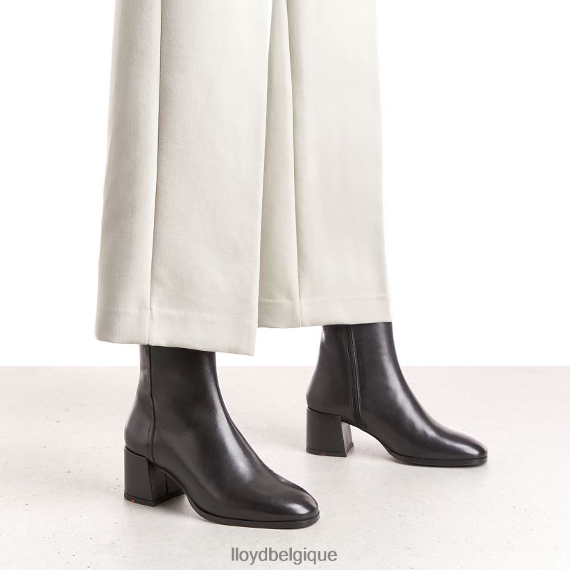 LLOYD bottines en cuir lisse femmes noir 4Z6Z66984 chaussures