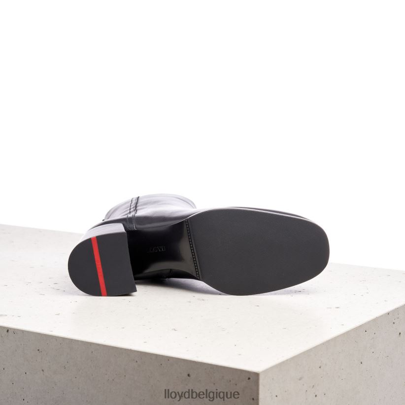 LLOYD bottines en cuir lisse femmes noir 4Z6Z66984 chaussures