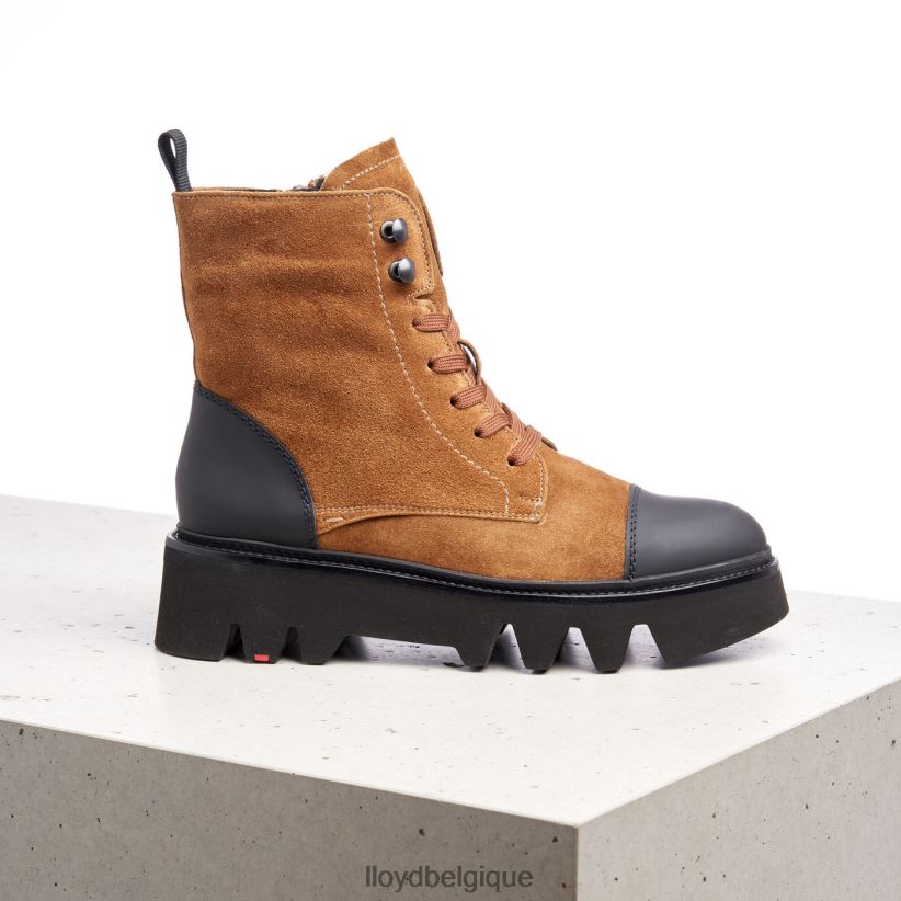 LLOYD bottines en cuir à semelle légère femmes brun 4Z6Z66948 chaussures