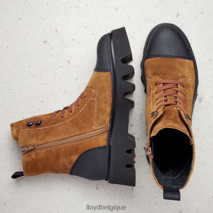 LLOYD bottines en cuir à semelle légère femmes brun 4Z6Z66948 chaussures