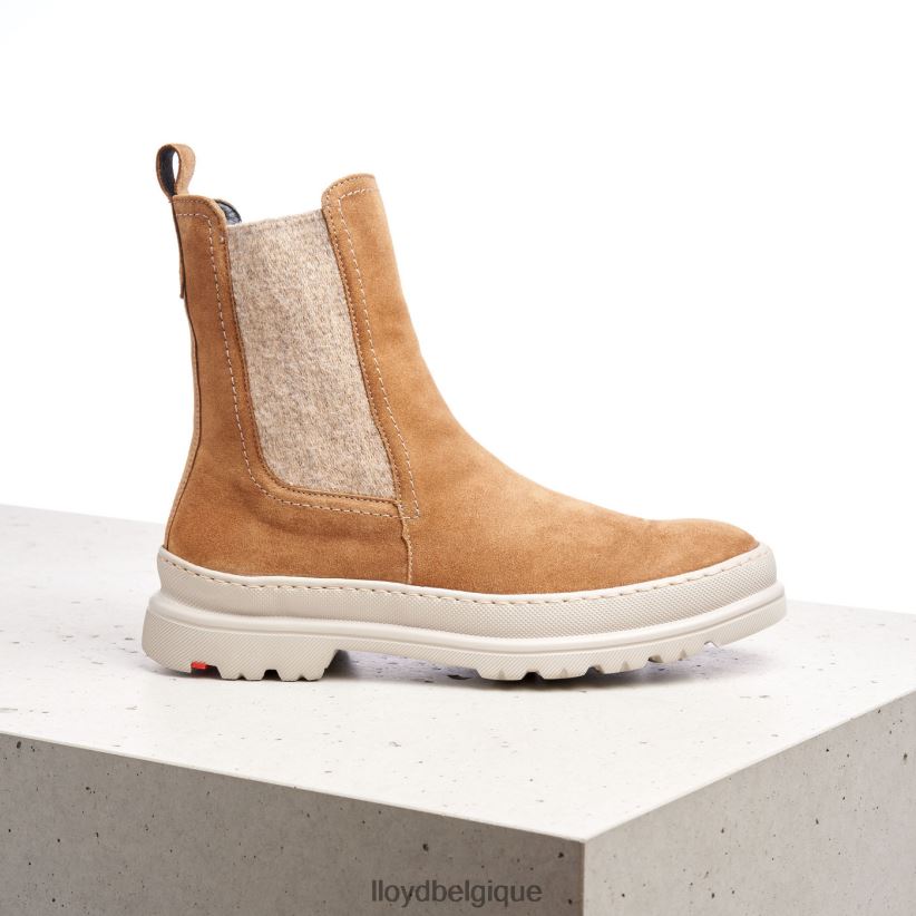 LLOYD bottines à enfiler en cuir brut femmes brun 4Z6Z66925 chaussures
