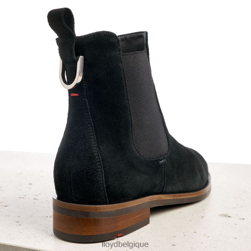 LLOYD bottines à enfiler en cuir brut femmes noir 4Z6Z66975 chaussures